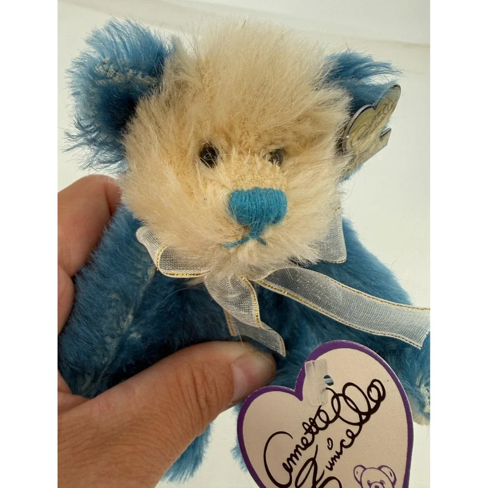 Annette Funicello Blue Bayou Mohair Bear Co Plush Bear 5.5
